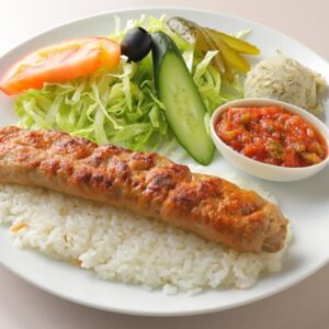 スパイシーラムケバブセットメニュー